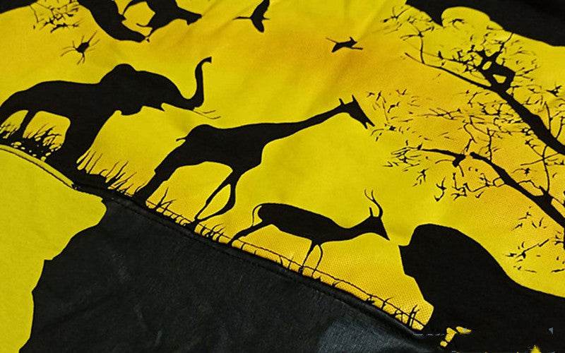 Trendy Men's Hip-Hop Short Sleeve T-Shirt - Loose Fit Geometric Style - Buy Center