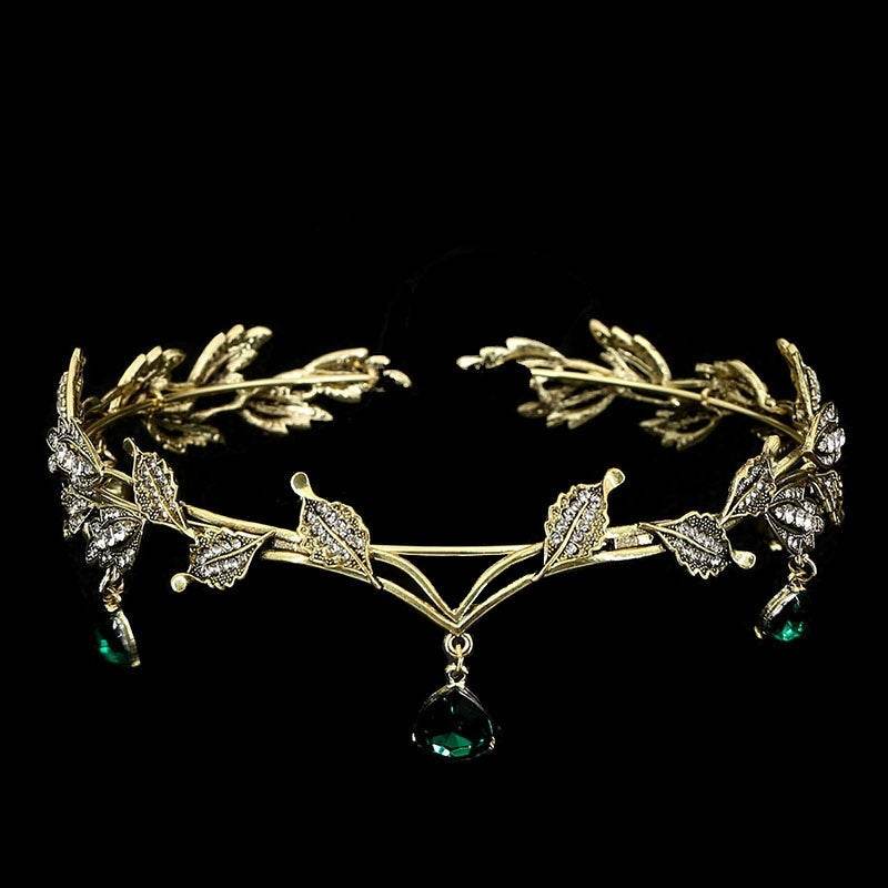 Elegant Rhinestone Hair Accessories - Forehead Crown for Weddings & Events - Buy Center