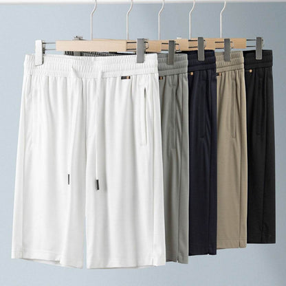 Buycenter Men's Mulberry Silk Straight Shorts - Cool & Skin-Friendly - Buy Center