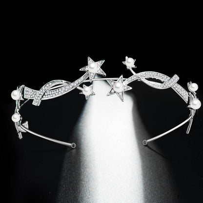 Elegant Princess XINGX Bridal Crown Headband - Wedding Hair Jewelry - Buy Center