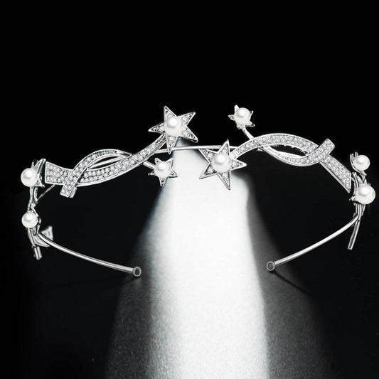 Elegant Princess XINGX Bridal Crown Headband - Wedding Hair Jewelry - Buy Center