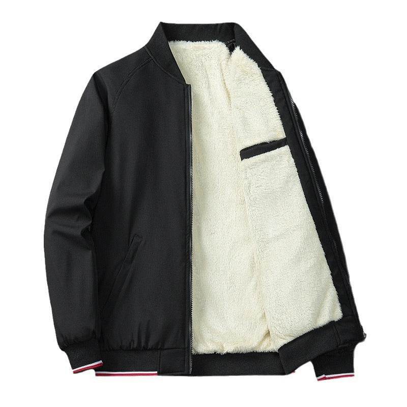 Buycenter Men's Casual Business Baseball Uniform - Trendy One-Piece Trench Coat - Buy Center