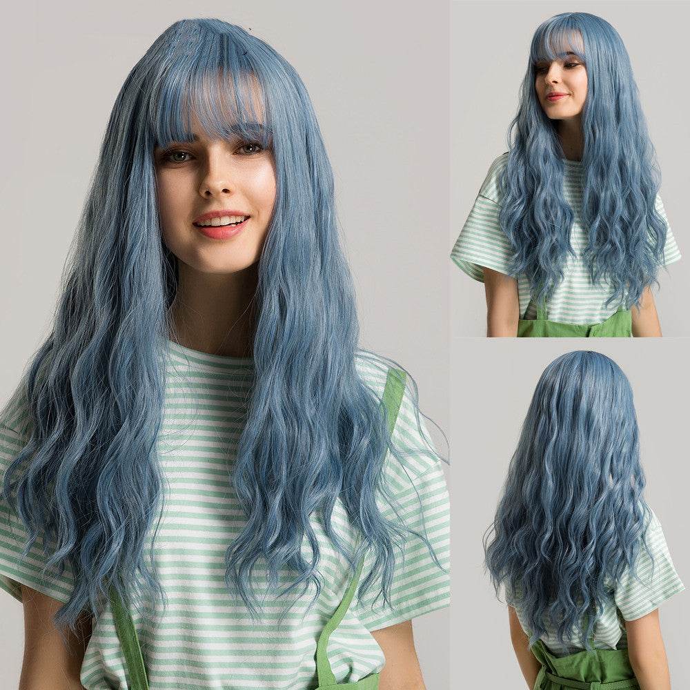 Stylish Long Straight Synthetic Wig for Halloween & Christmas Cosplay - Buy Center