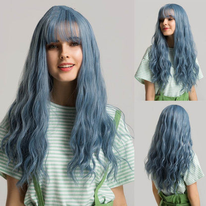 Stylish Long Straight Synthetic Wig for Halloween & Christmas Cosplay - Buy Center