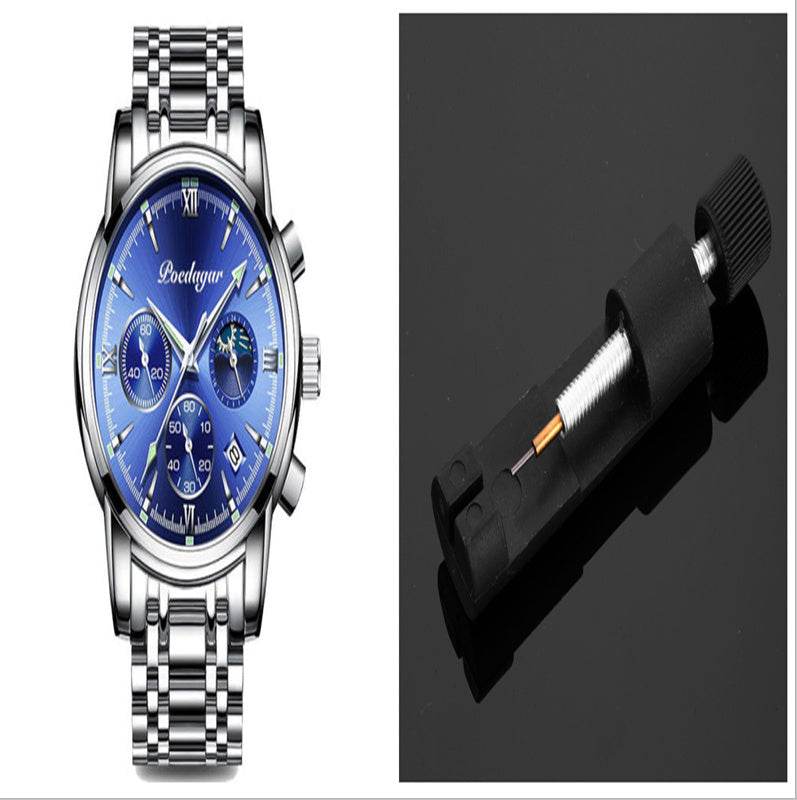 Multifunctional Men's Waterproof Watch - Luminous Quartz Style from Buycenter - Buy Center