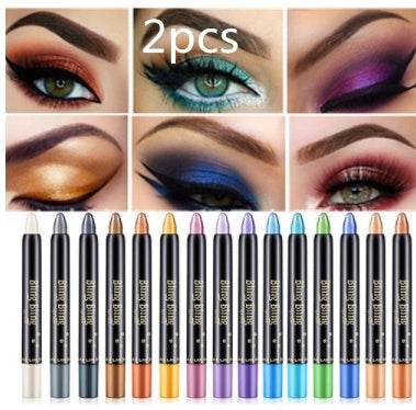 Pearlescent Waterproof Eyeshadow Pen - 15 Long Lasting Colors for All Day Wear - Buy Center