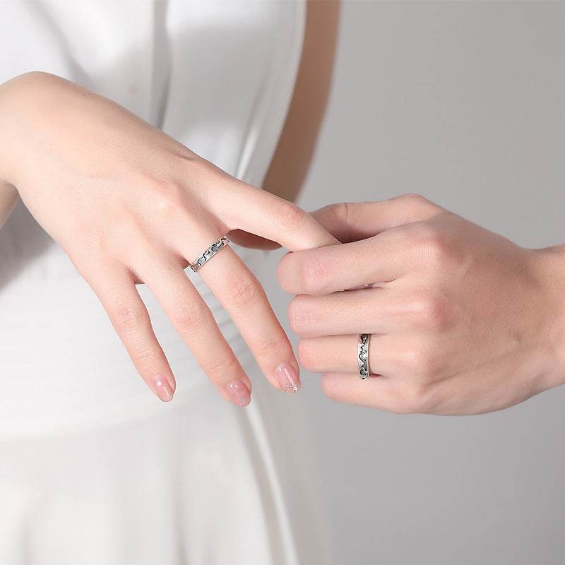 Luxury Adjustable Ring for Men & Women - Stylish 925 Silver Constellation - Buy Center