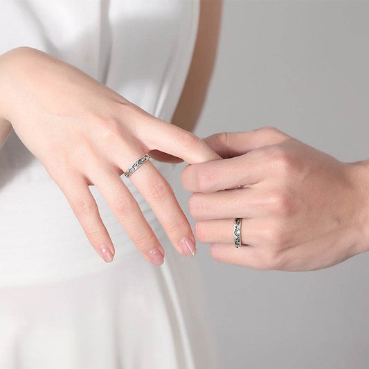 Luxury Adjustable Ring for Men & Women - Stylish 925 Silver Constellation - Buy Center