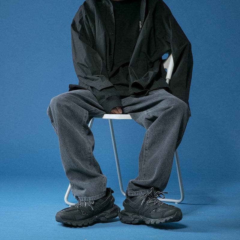 Men's Loose Straight Leg Jeans - Comfortable Denim for Every Occasion - Buy Center