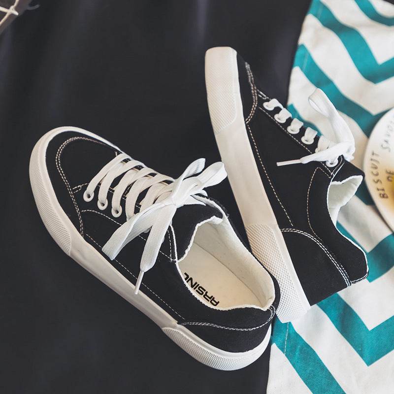 Buycenter White Canvas Shoes - Stylish & Breathable Men's All-Match Design - Buy Center