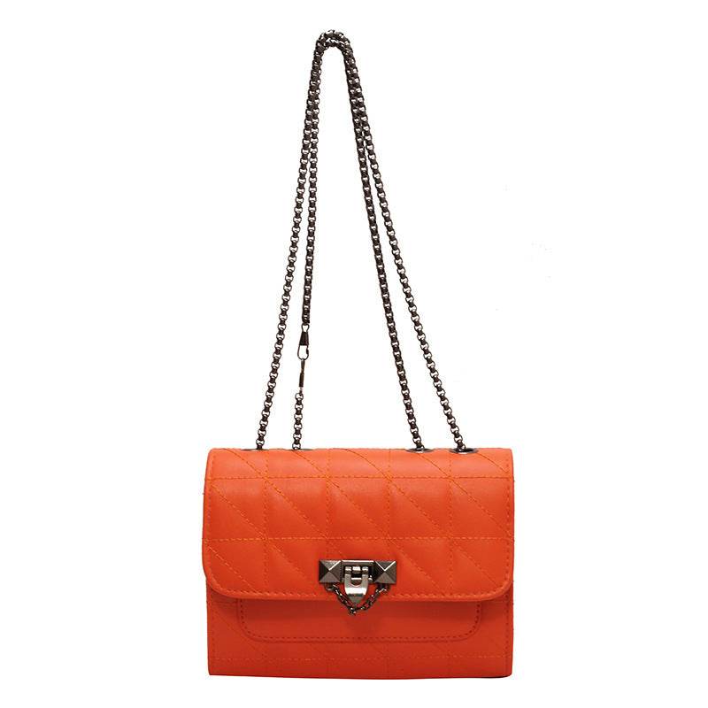 Fashion Messenger Bag for Women - Trendy Chain Lock Shoulder Bag 2025 - Buy Center