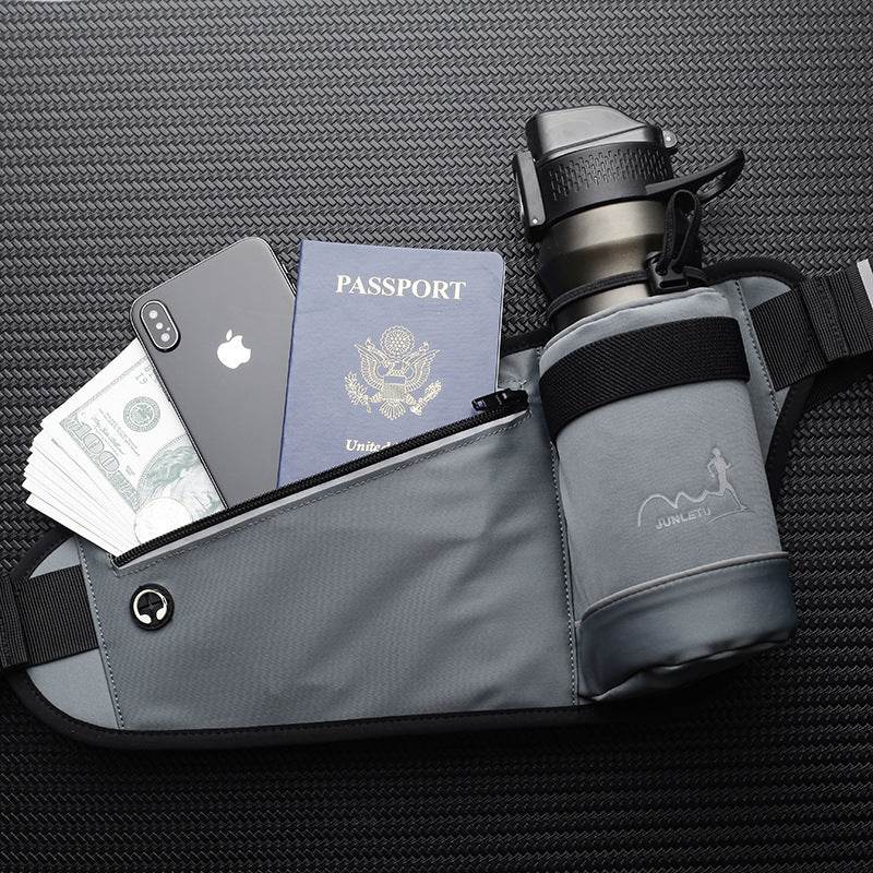Waterproof Fitness Running Waist Bag - Adjustable for Outdoor Sports - Buy Center