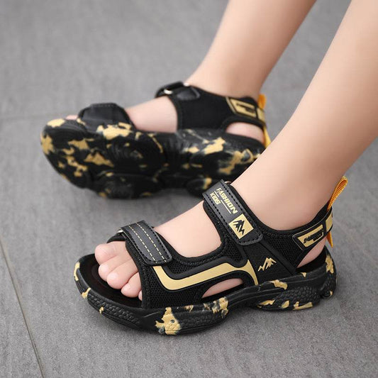 Stylish Children's Soft Leather Sandals - Non-Slip Fashion for Kids - Buy Center
