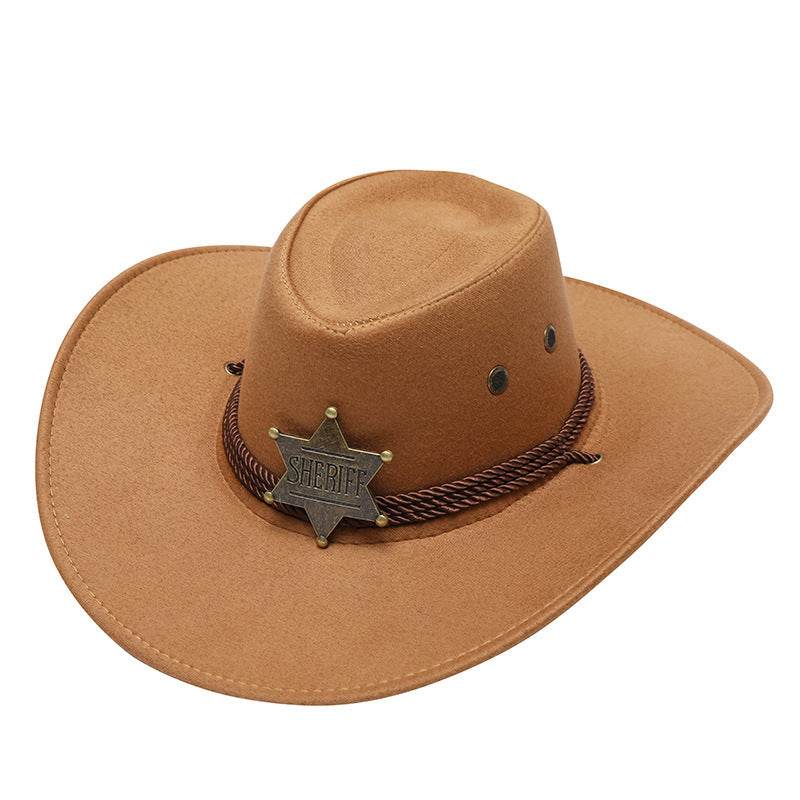 American Trend Cowboy Hat - Three Ropes, Sun Protection & Breathable Design - Buy Center
