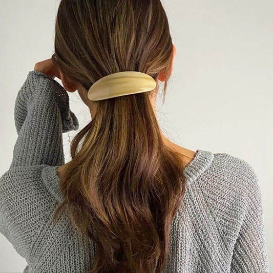 Oval Half-Tie Hair Clips - Durable & Stylish Accessories for Every Look - Buy Center