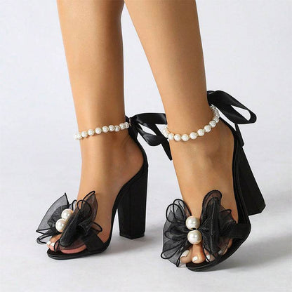 Buycenter Trendy Peep-Toe High-Heeled Sandals - Stylish Women’s Footwear - Buy Center