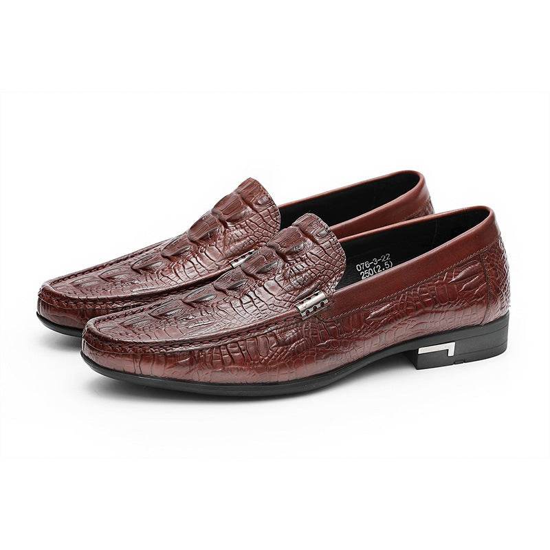 Buycenter Men's Casual Leather Shoes - Breathable, Wear-Resistant Style - Buy Center