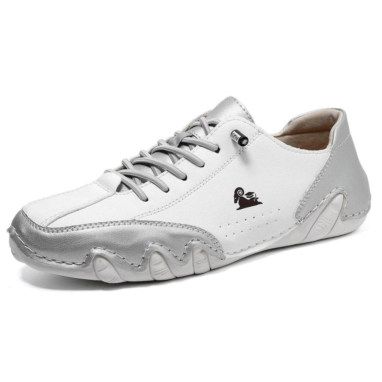 Men's Casual Colorblock Shoes - Trendy Flat Heel for All-Day Comfort - Buy Center