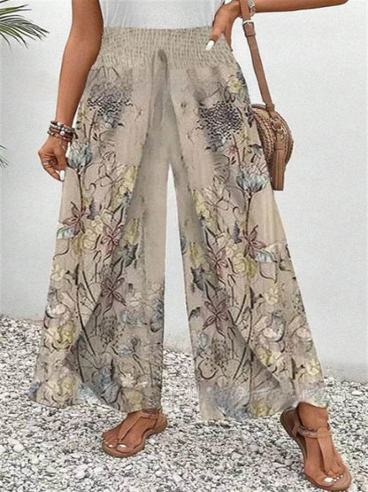 Buycenter Women's Casual Wide-Leg Pants - Stylish High Waist Fashion - Buy Center