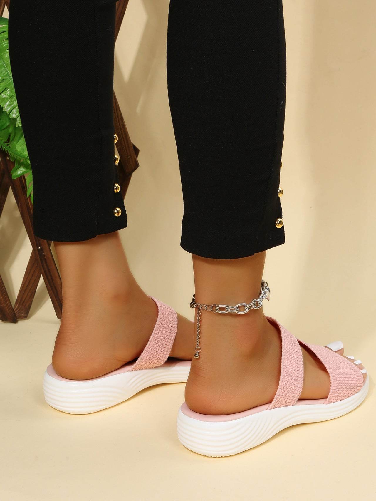 Buycenter Women's Breathable Mesh Sandals - Stylish Outer Slippers - Buy Center