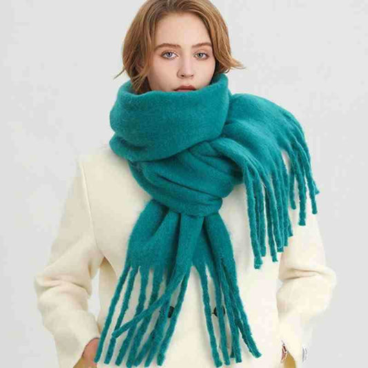 Women's Cashmere Winter Scarf - Soft Terylene Wrap for Cold Weather Style - Buy Center