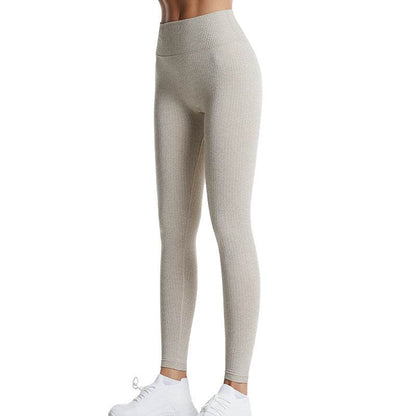 Buycenter Women's Solid Color Yoga Pants - Quick Dry, Large Size Leggings - Buy Center