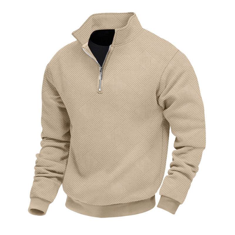Buycenter Men's Loose-Fitting Pullover - Casual Long Sleeve Top - Buy Center