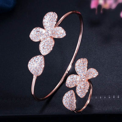 Creative Adjustable Bracelet and Ring Set - Rose Gold & Platinum Styles - Buy Center