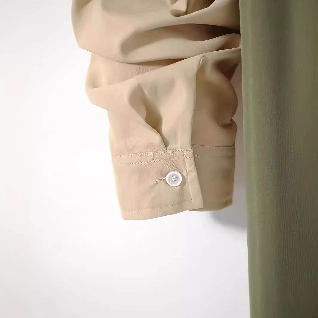 Buycenter Men's Casual Army Green Shirt Pants Suit - Short Sleeve Style - Buy Center