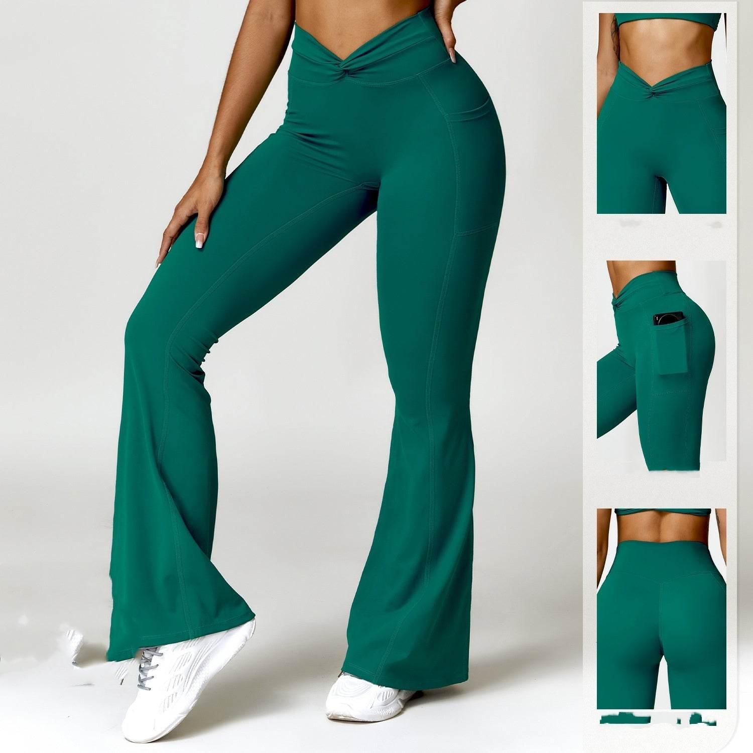 High Waist Yoga Pants for Women - Stylish Pocket Leggings for Fitness - Buy Center