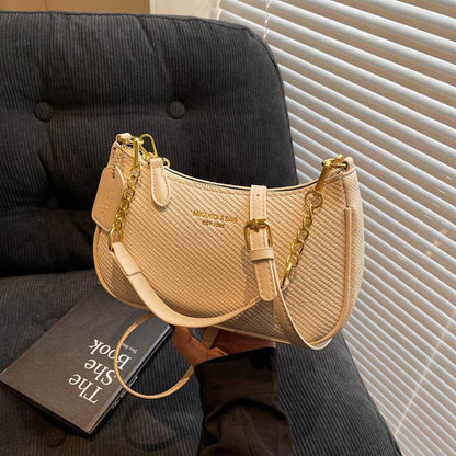 Buycenter Casual Messenger Bag - Stylish Crossbody in Beige, Pink, Black - Buy Center