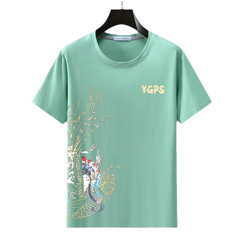 Men's Plus Size Oversized Short Sleeve T-shirt - Cotton Blend, Loose Fit - Buy Center