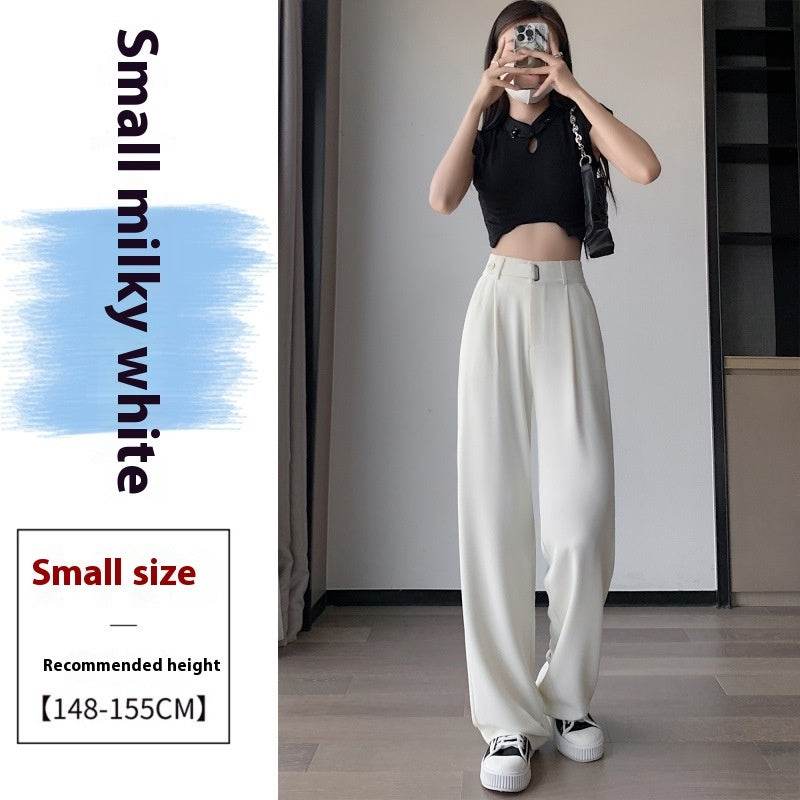 Buycenter Women's Wide-Leg Pants - High Waist Casual Drooping Style - Buy Center