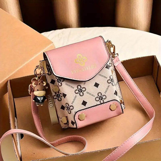 Buycenter Small Crossbody Phone Bag - Travel Cellphone Wallet in Coffee - Buy Center