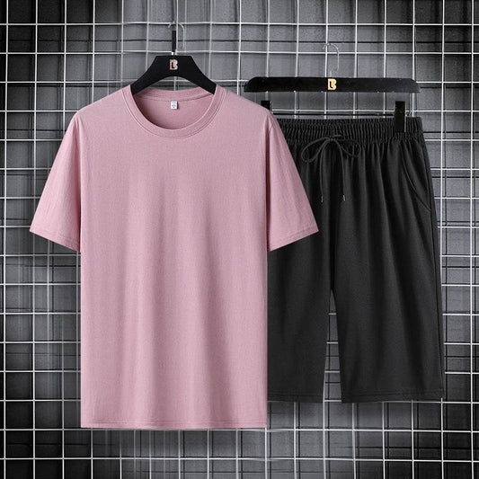 Tide Brand Men's Cotton Pajama Set - Short Sleeve T-Shirt & Shorts - Buy Center