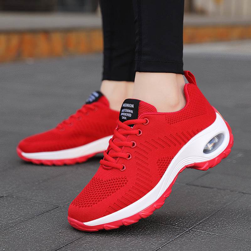 Women's Round Toe Lace-Up Mesh Sneakers - Stylish & Breathable Comfort - Buy Center