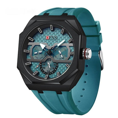 Stylish Three Eyes Quartz Watch - Waterproof Men's Sports Accessory 2025 - Buy Center