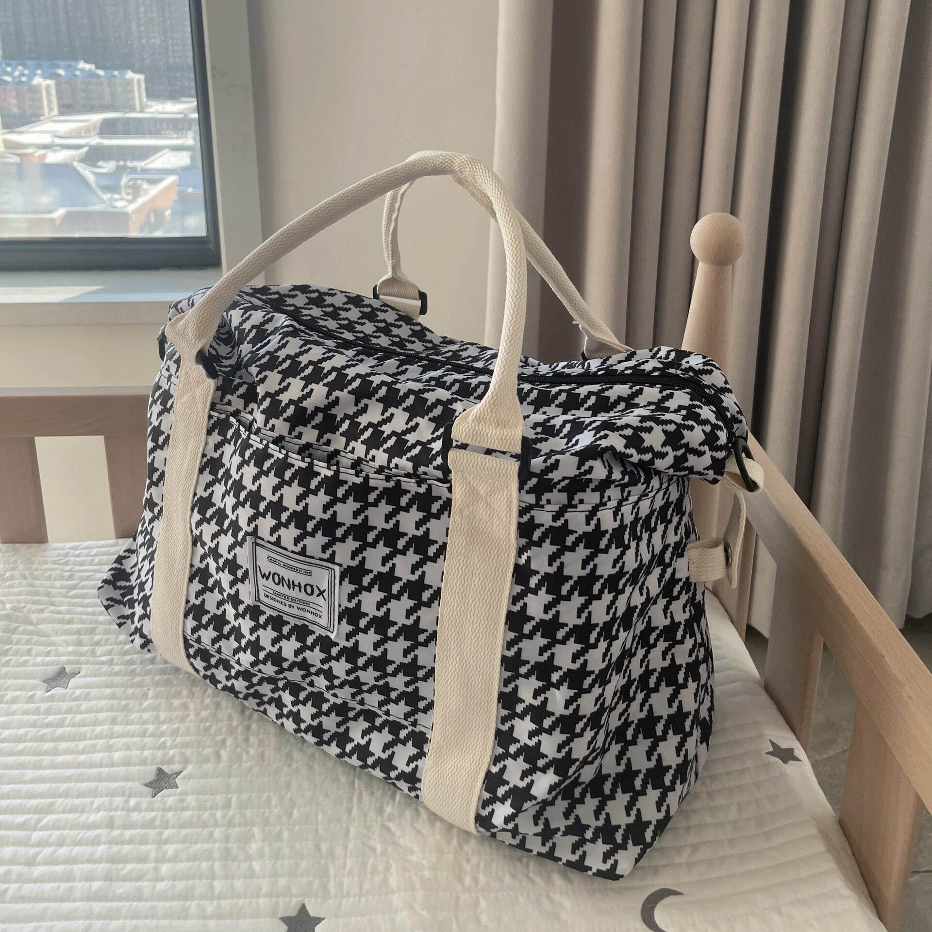 Buycenter Women's Large Capacity Travel Bag - Stylish Nylon Totes - Buy Center