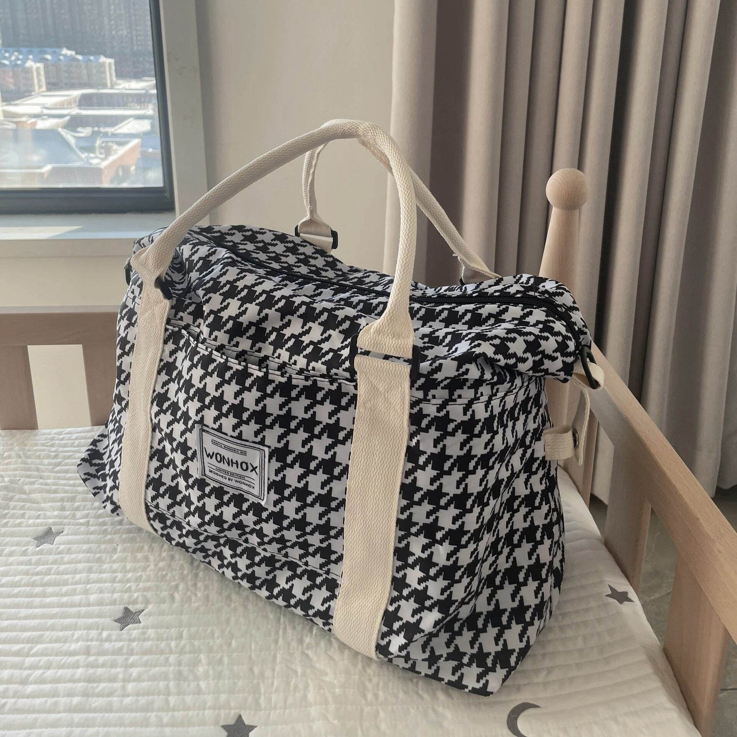 Buycenter Women's Large Capacity Travel Bag - Stylish Nylon Totes - Buy Center