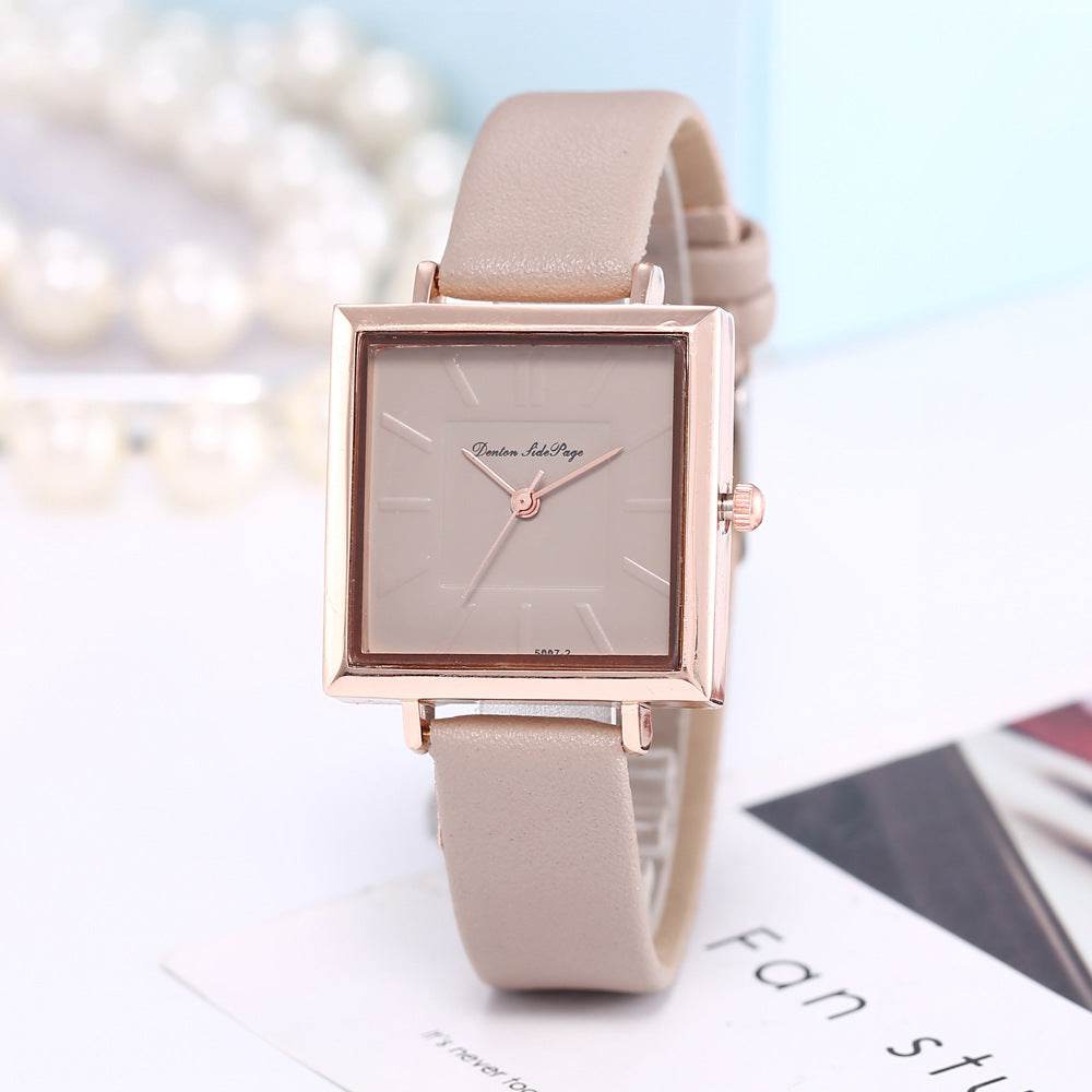 Buy Center Women's Square Quartz Watch - Casual Style, Multiple Colors - Buy Center