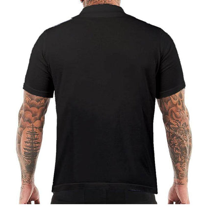 Men's White Striped Slim-fit Sweater - Stylish Tencel Short Sleeves 2025 - Buy Center