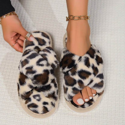 Women's Non-Slip Slippers - Trendy Plush Home Footwear for Comfort - Buy Center