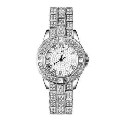 Exquisite Women's Diamond Watch - Elegant Waterproof Bracelet Fashion Accessory - Buy Center
