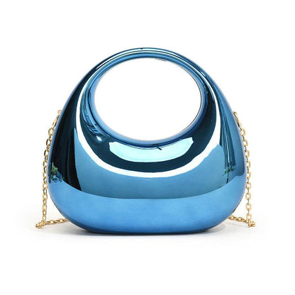 Small Acrylic Gold Handbag - Trendy Shoulder Bag for Daily Use - Buy Center