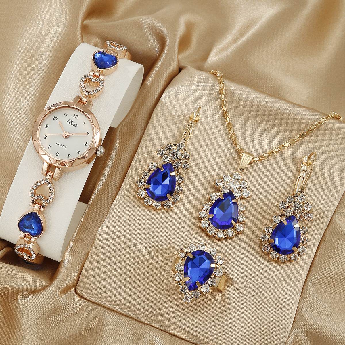 Women's Light Luxury Quartz Watch - Elegant Accessories Set Included - Buy Center