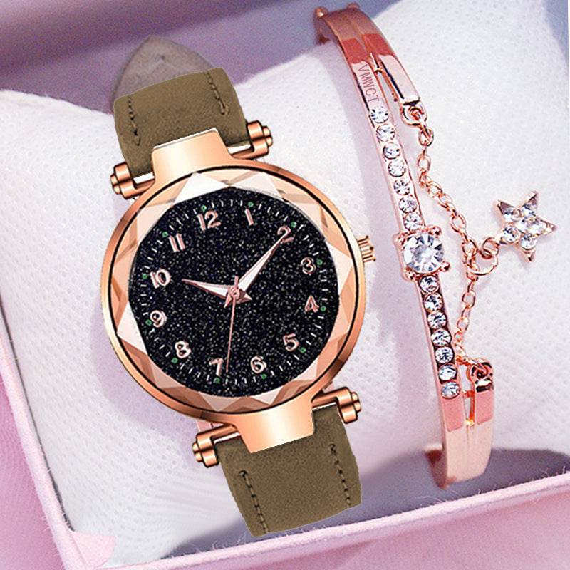 Center Trendy Women's Starry Sky Watch - Casual Bracelet Timepiece - Buy Center