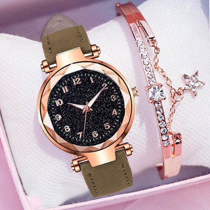 Center Trendy Women's Starry Sky Watch - Casual Bracelet Timepiece - Buy Center