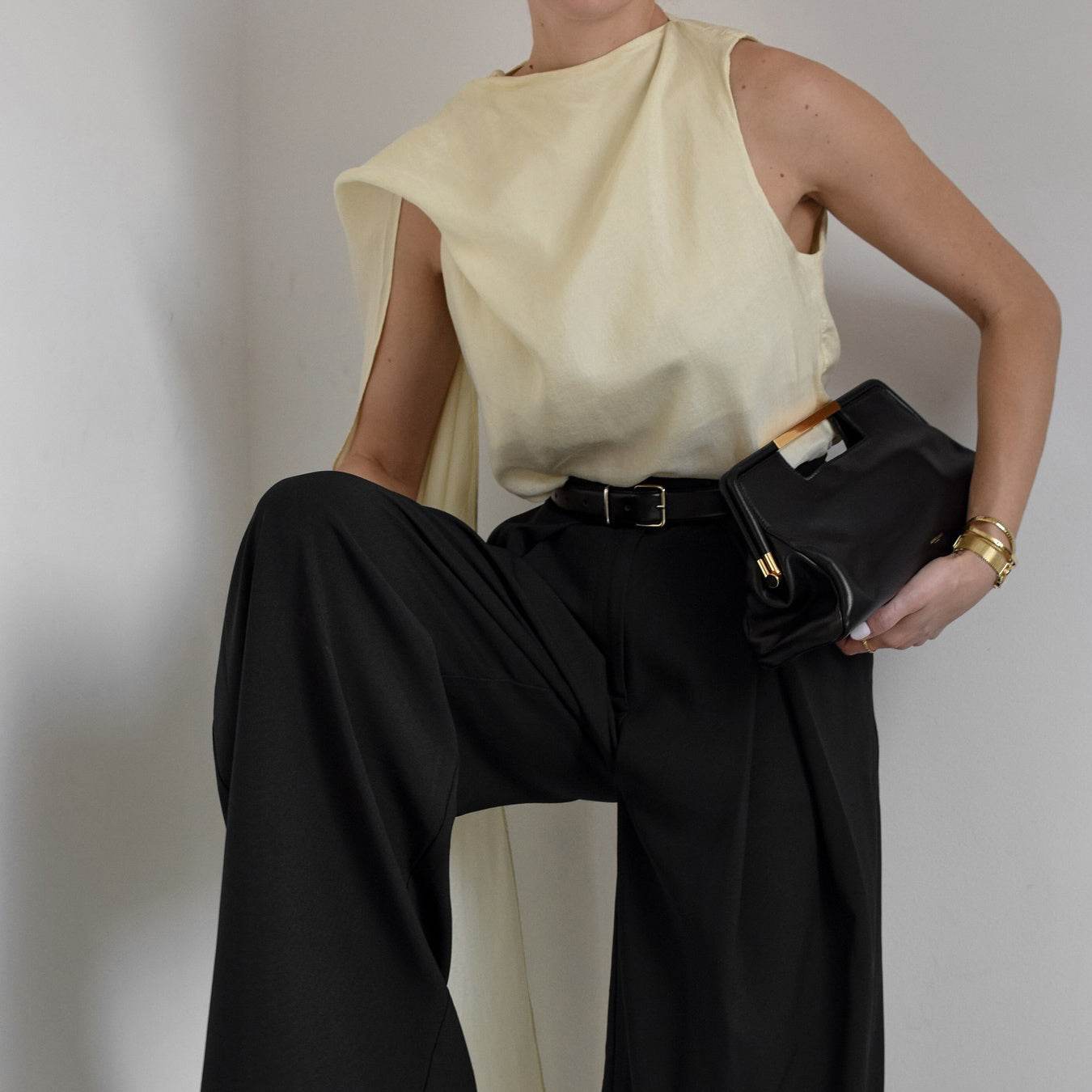 Buycenter Elegant Sleeveless Tank Top - Solid Color, Cotton-Linen Blend - Buy Center