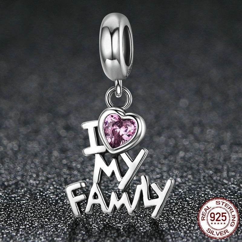 Elegant I Love My S925 Silver Pendant - Perfect Gift for Any Occasion - Buy Center