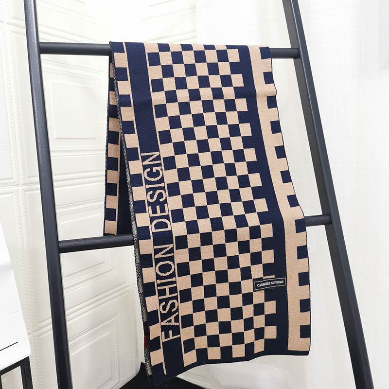 Premium Stylish Knitted Scarf for Men - Trendy Winter Fashion 2025 - Buy Center